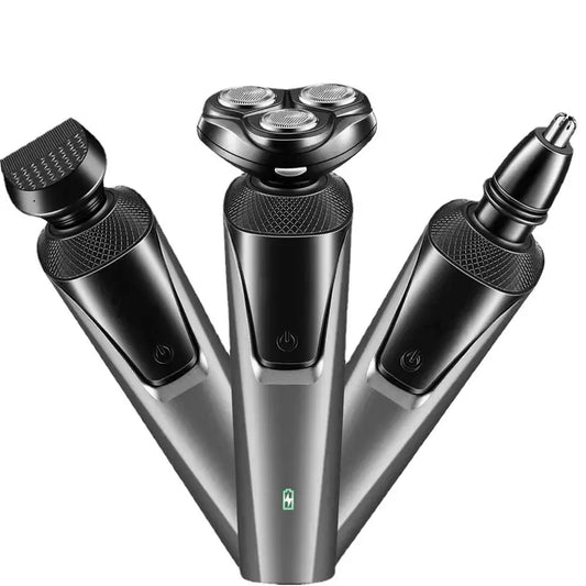 3-in-1 Electric Razor for Men | Rotary Shaver, Trimmer & Nose Hair Trimmer