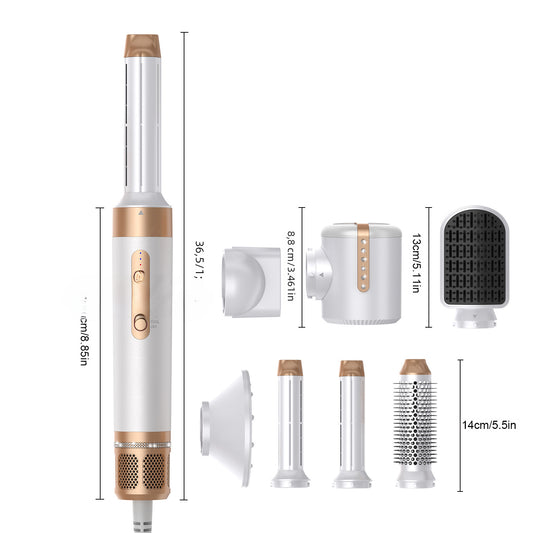 7-in-1 Hot Air Brush & Hair Dryer Styler | Professional Salon Results
