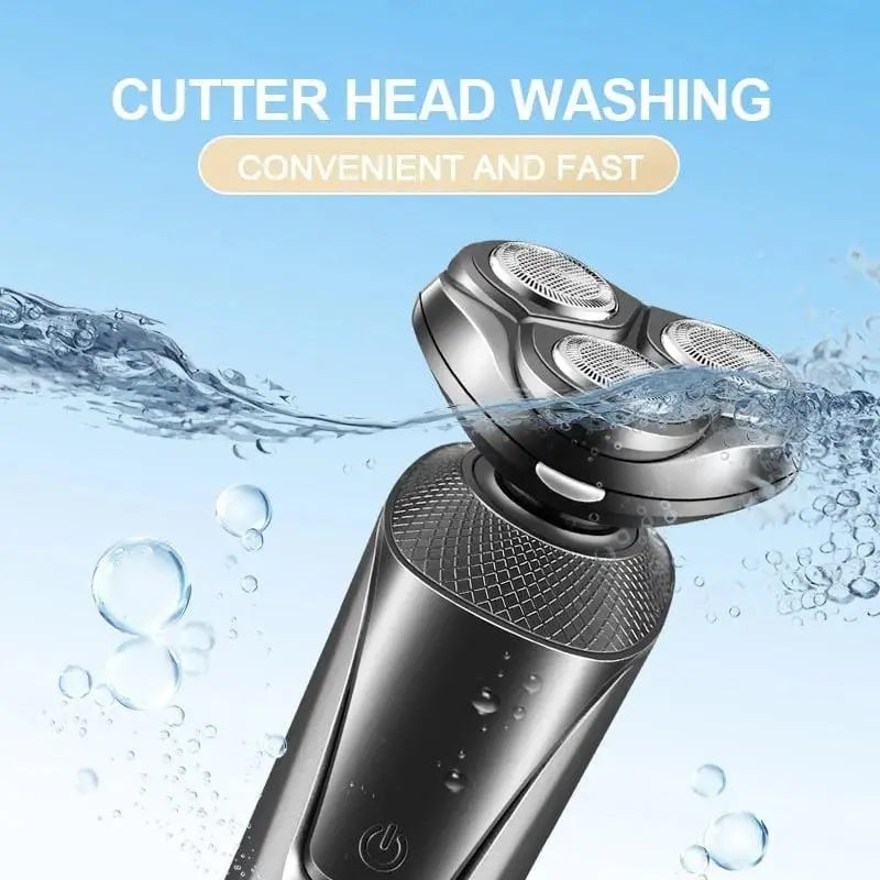 3-in-1 Electric Razor for Men | Rotary Shaver, Trimmer & Nose Hair Trimmer