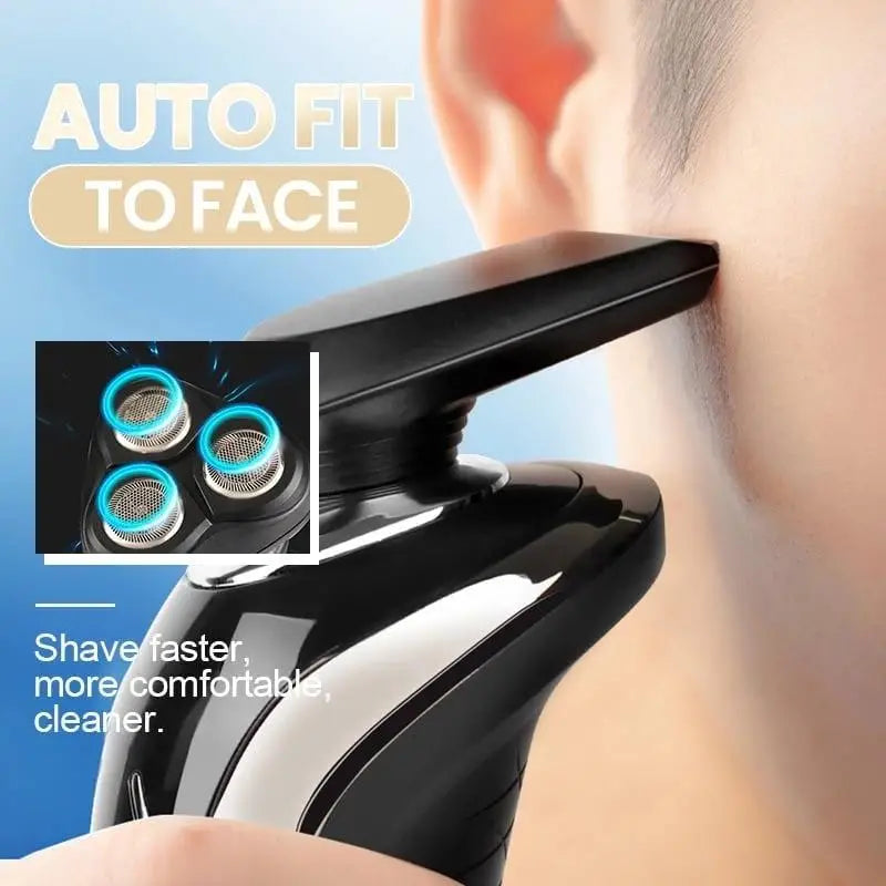 3-in-1 Electric Razor for Men | Rotary Shaver, Trimmer & Nose Hair Trimmer