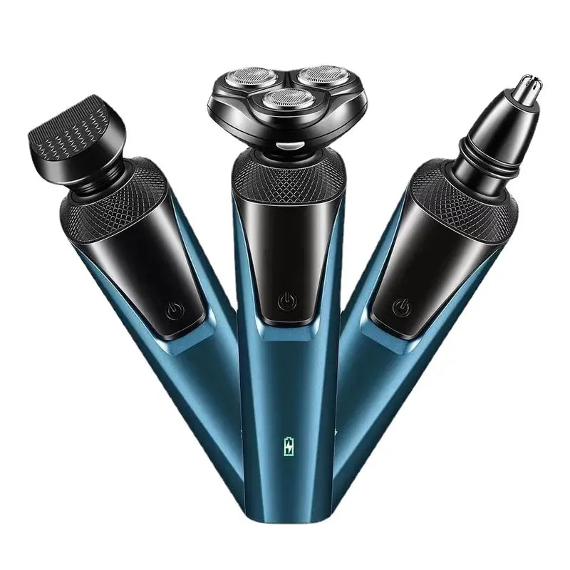 3-in-1 Electric Razor for Men | Rotary Shaver, Trimmer & Nose Hair Trimmer